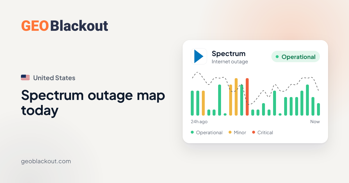 Is Spectrum down? Live outage map and reports
